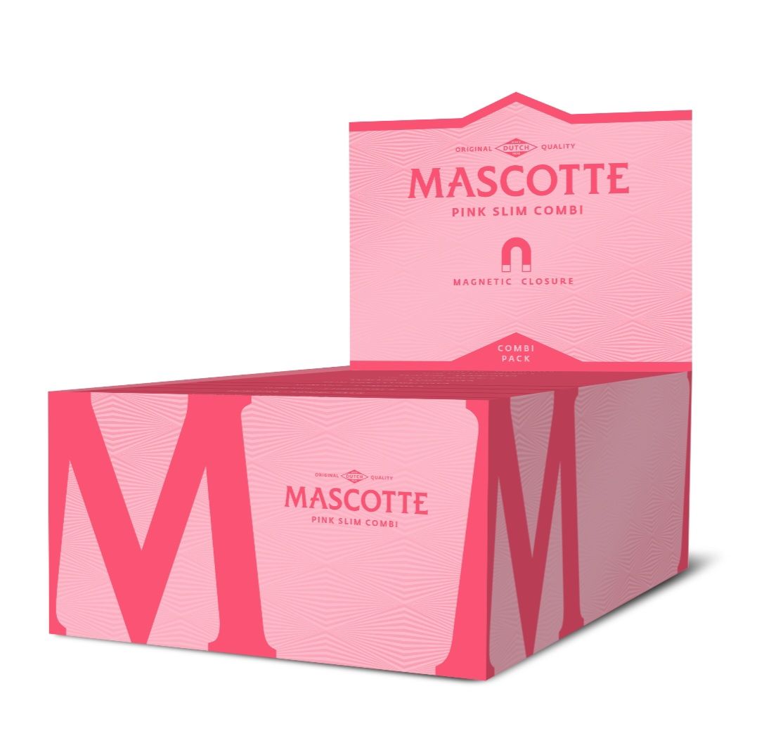 Mascotte King Size Slim 2 in 1 Pink Edition - Display