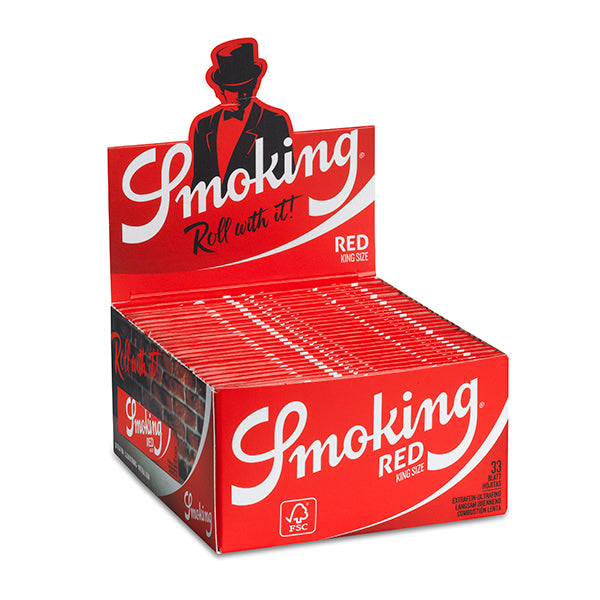 Smoking King Size Rouge - Présentoir