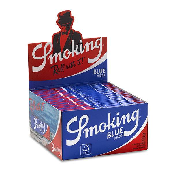 Smoking King Size Bleu - Présentoir