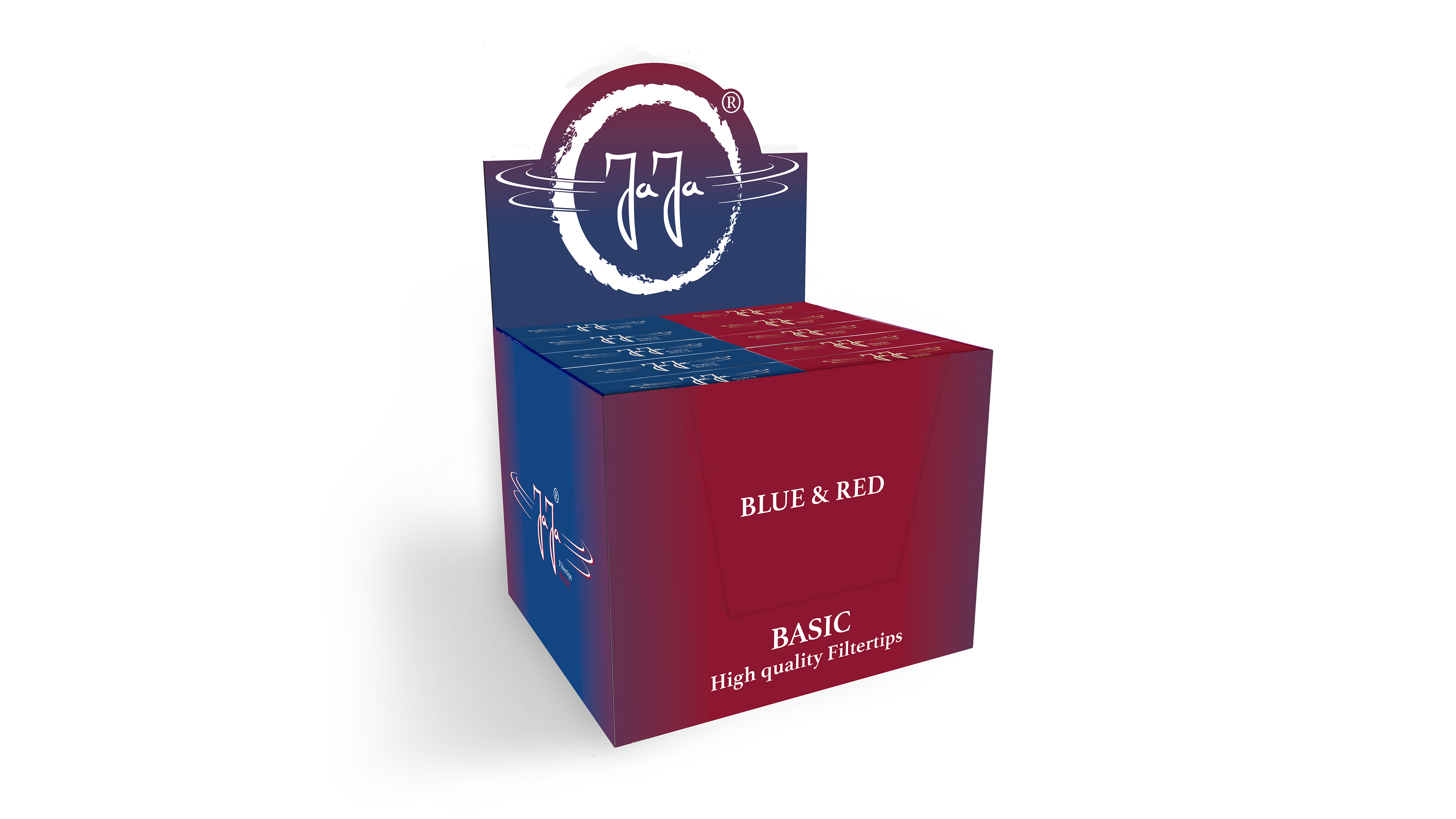 JaJa Filtertip Red & Blue