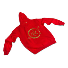 Load image in Gallery view, JaJa Hoodie red with gold
