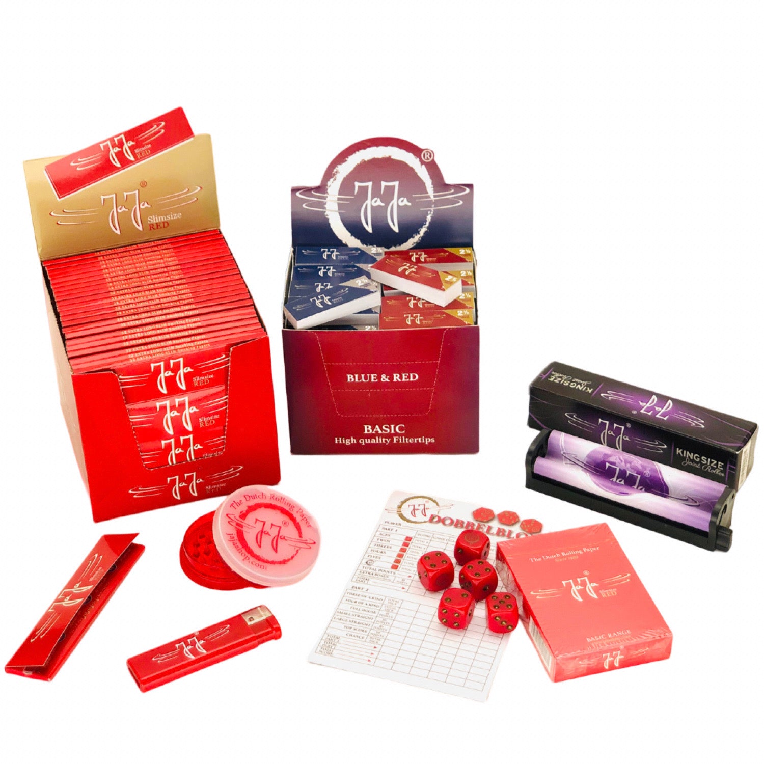 JaJa Red Slim Size Package