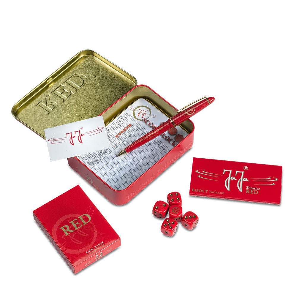 JaJa Tin Funbox Red